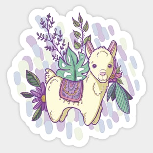 Laura the Llama Sticker